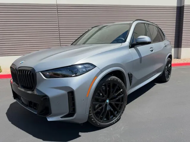 🕷️Stealth Fits the X5 Well.🕷️ This 2026 BMW X5 underwent our Full-Body Coverage Option of @xpel Stealth Paint Protection Film, giving the entire vehicle a satin finish while protecting every painted surface from daily wear, road debris, and the unexpected. To complete the package, we installed our 7-Window Ceramic Tint using @xpel XR Prime Plus, helping reduce heat and improve cabin comfort without sacrificing visibility. Our team wrapped this X5 up with @xpel Windshield Protection Film, helping defend against pitting, chips, and impact damage during everyday driving. Looking to transform and protect your daily the right way? 📞📲 Call or DM us today to book your Paint Protection Film, Window Tint, or Windshield Protection! 📞📲 Az Auto Aesthetics 7613 E Ray Rd #114, Mesa, AZ 85212 Open: M–F 8:30–6 PM | Sat 9–2 PM / 📞 (480) 241-9324