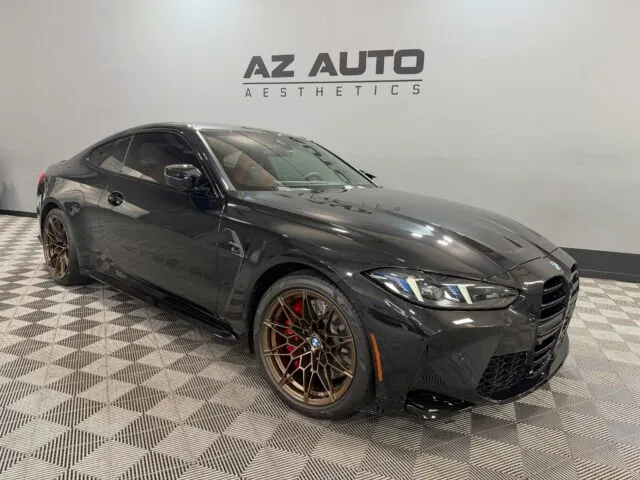 💎It’s all in the Details💎 This 2024 BMW M4 underwent our Full-Front Coverage Option of @xpel Ultimate Plus Paint Protection Film, protecting the highest-impact areas from rock chips and road debris while preserving the factory finish. To complete the look, the owner opted for a custom Triple Bronze powder coating on the wheels, adding a subtle contrast that completely changes the character of the car without taking away from its aggressive styling. A simple combination of protection and personalization that goes a long way. 📞📲 Call or DM us today to book your Paint Protection Film install or custom wheel refinishing! 📞📲 Az Auto Aesthetics 7613 E Ray Rd #114, Mesa, AZ 85212 Open: M–F 8:30–6 PM | Sat 9–2 PM / 📞 (480) 241-9324