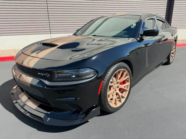 😈Supercharged, Cleaned Up.🛡️ This 2018 Dodge Charger Hellcat came in to have the finish properly sorted. We started with our Paint Correction &amp; Ceramic Coating, refining the paint and bringing back clean, even clarity. The vehicle was then protected with @feynlab Ceramic Ultra V2, delivering added depth, slickness, and long-term surface protection. To complete the build, we added custom vinyl stripes, refinished the wheels with a powder coat, painted the brake calipers, and installed a tinted visor strip to tie everything together. Looking to clean up and personalize your build the right way? 📞📲 Call or DM us today to book your Paint Correction, Ceramic Coating, or custom work! 📞📲 Az Auto Aesthetics 7613 E Ray Rd #114, Mesa, AZ 85212 Open: M–F 8:30–6 PM | Sat 9–2 PM / 📞 (480) 241-9324 #feynlab #paintcorrection #charger