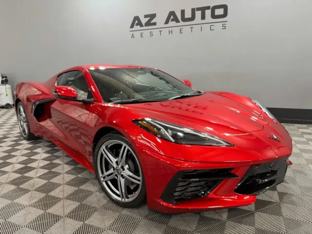 🪨Protected Before the First Chip.🪨 This 2026 Corvette C8 Stingray underwent our Paint Correction &amp; Ceramic Coating, refining the finish and bringing out clean, even clarity throughout the vehicle. It was then protected with @feynlab Ceramic Ultra V2, adding long-term surface protection and making maintenance easier moving forward. Up front, we installed our Full-Front Coverage Option of @xpel Ultimate Plus Paint Protection Film, protecting the highest-impact areas from rock chips and road debris while preserving the corrected finish. To finish the build, our team completed a Wheels-Off + Brake Caliper Ceramic Coating using @feynlab, helping keep brake dust, road grime, and heat-related buildup from taking away from the details. Looking to protect your weekend toy before the wear starts adding up? 📞📲 Call or DM us today to book your Paint Correction, Ceramic Coating, or PPF install! 📞📲 Az Auto Aesthetics 7613 E Ray Rd #114, Mesa, AZ 85212 Open: M–F 8:30–6 PM | Sat 9–2 PM / 📞 (480) 241-9324