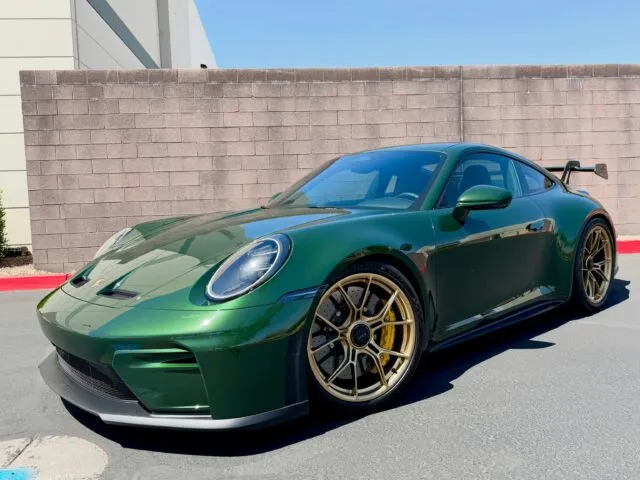🛡️Protected and Ready to hit the Track!🏁 This 2026 Porsche 911 GT3 underwent our Full-Body Coverage Option of @xpel Ultimate Plus Paint Protection Film, protecting every panel from rock chips, road debris, and track abuse while preserving the factory finish. We followed it with a Ceramic Top Coat to improve surface slickness and make ongoing maintenance easier over time. To finish the build, our team installed our 5-Window + Windshield Tint using @xpel XR Prime Plus Ceramic Window Tint, improving heat rejection, reducing glare, and keeping the cabin more comfortable without sacrificing visibility. Looking to protect your Porsche before the miles and track days start adding up? 📞📲 Call or DM us today to book your Paint Protection Film, Ceramic Coating, or Window Tint! 📞📲 Az Auto Aesthetics 7613 E Ray Rd #114, Mesa, AZ 85212 Open: M–F 8:30–6 PM | Sat 9–2 PM / 📞 (480) 241-9324