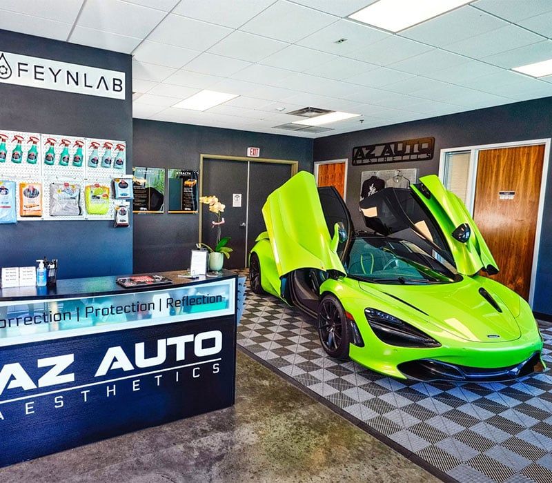 Green McLaren At AZ Auto Aesthetics