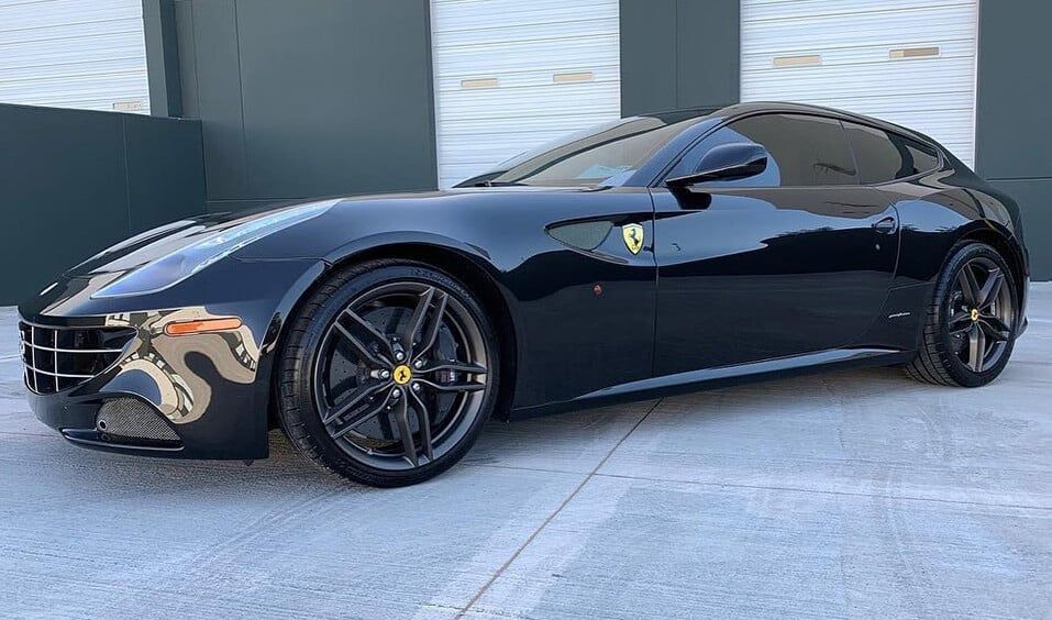 Black Ferrari FF At Our Auto Detailing Shop In Arizona