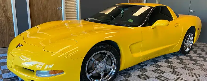 Yellow 2001 Chevrolet Corvette Z06 Hardtop