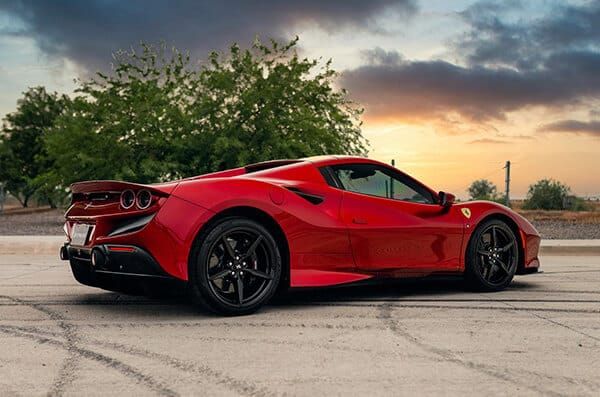 Ferrari F8 Tributo In Our Large Facility For High-End Car Detailing Services In Arizona