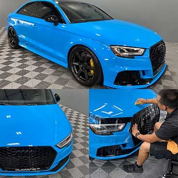 Blue BMW M4 At AZ Auto Aesthetics
