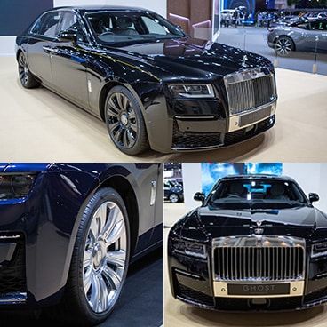 Rolls-Royce Ghost With PPF And Wheel Powder Coating