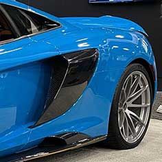 Full-Service Ceramic Coating And Clear Bra On McLaren 675LT Luxury Car