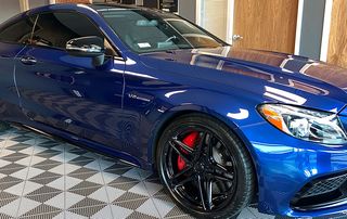 2019 Mercedes-Benz C63S AMG — Two-Stage Paint Correction, Black PPF + Grille Refresh — Mesa, AZ