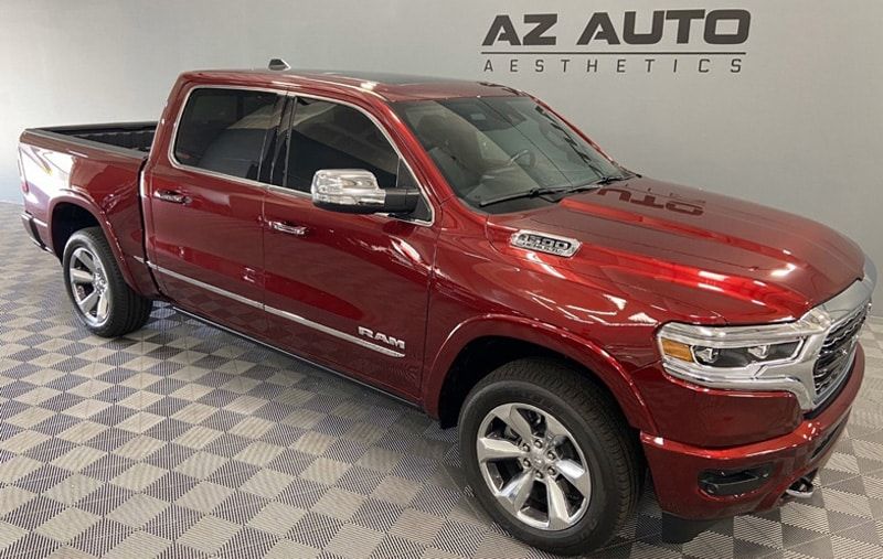 Ram Red Car At Arizona Ceramic Coatings for Display
