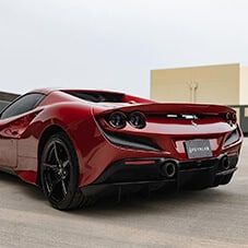 Reflection Package On Red Ferrari Model At AZ Auto Aesthetics