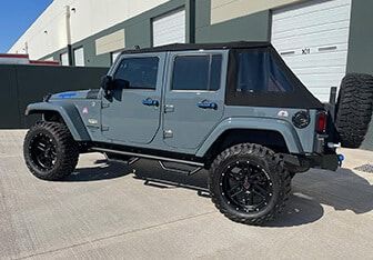 Stain And Hard Water Removal From 2014 Jeep Wrangler Unlimited Sport SUV