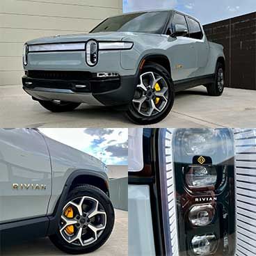 Latest Work On A Black Rivian R1T Pickup Truck At AZ Auto Aesthetics