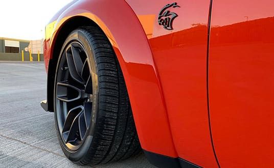 Dodge Challenger SRT Hellcat At A Car Detail Shop In Mesa, AZ